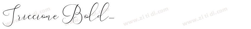 Iriccione Bold字体转换